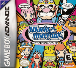 Made in Wario box art for GameBoy Advance